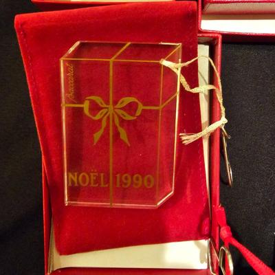 Lalique & Baccarat Christmas Ornaments  (MB-JS)