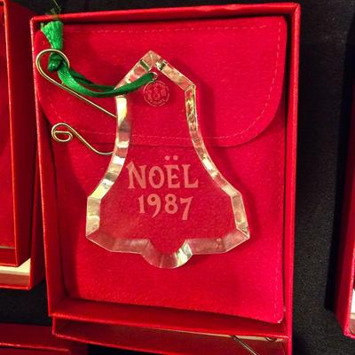 Lalique & Baccarat Christmas Ornaments  (MB-JS)