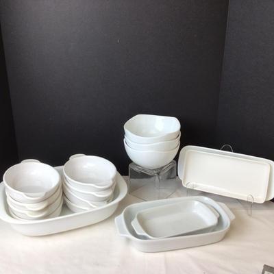 503 White Baking Dishes Corning Ware, Crate & Barrel