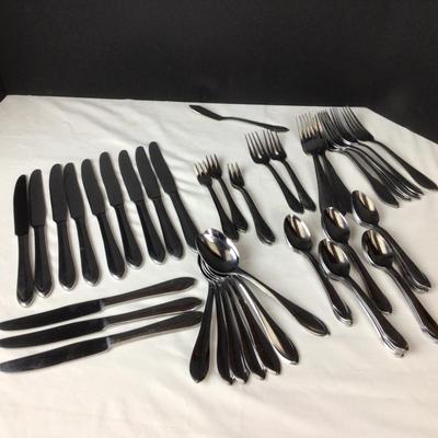 518 Stainless Steel Flatware Lot â€œCambridgeâ€ 56 pcs