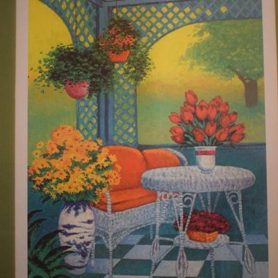 Great Patio scene print