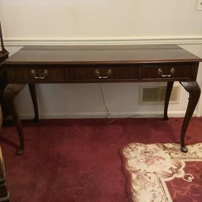 Lot 527 National Mt. Airy Writing Desk and Williams Furniture Corp Chair
