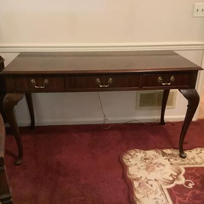 Lot 527 National Mt. Airy Writing Desk and Williams Furniture Corp Chair