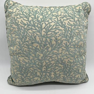 Set Of Five (5) ~ Coral Design Toss Pillows