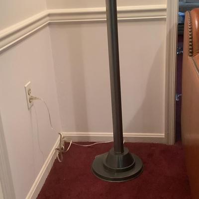 Lot 534. Black Gun Metal Floor Lamp