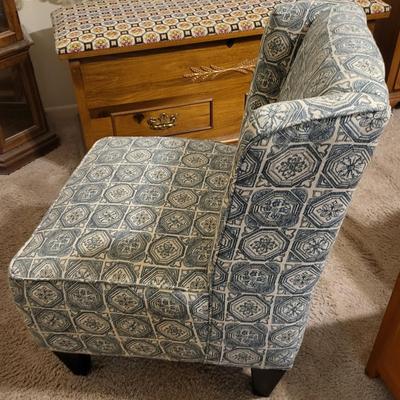 Blue/Gray Chair