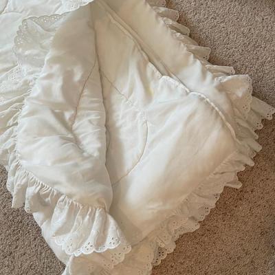 White comforter