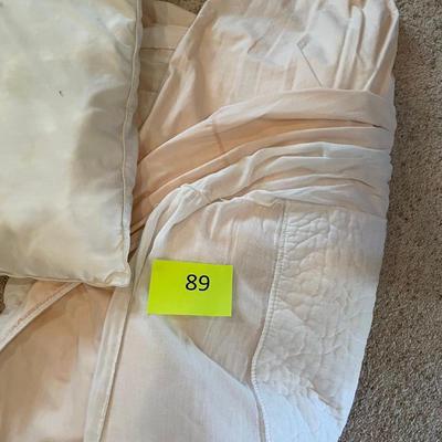 Pillow and comforter