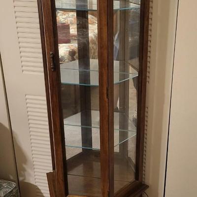 Curio with 2 Lights