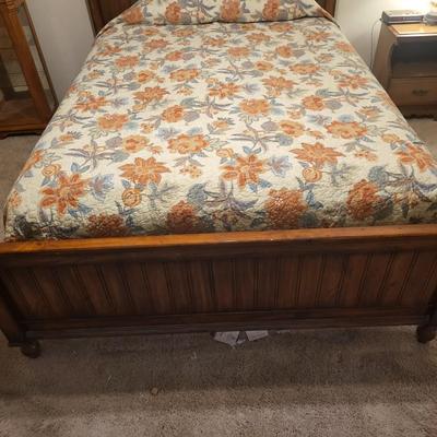 Queen Bed With Linen and Mattresses