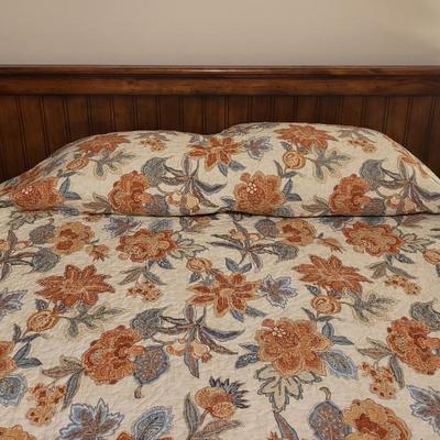 Queen Bed With Linen and Mattresses