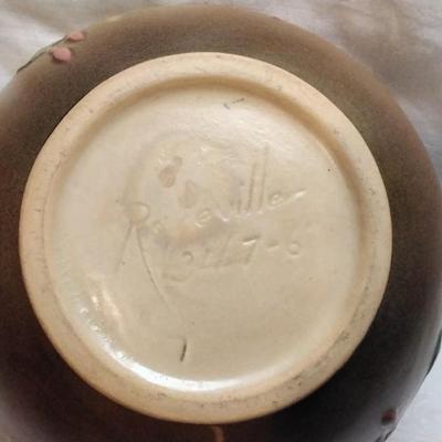 Antique Roseville Brown Fuchsia Green JardiniÃ¨re 347-6 Circa 1936