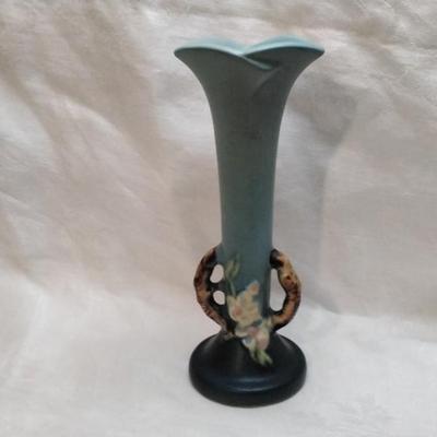 Roseville Apple Blossom Bud Vase #379-7