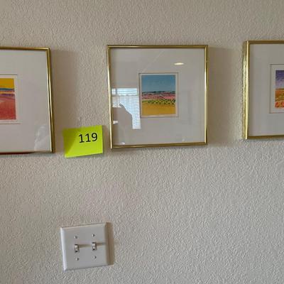 Lot of 3 oroginal prints