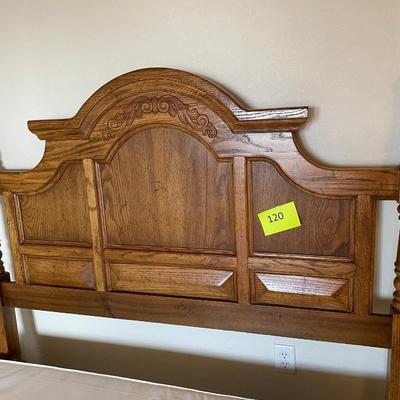 Vintage 80s Queen Bed
