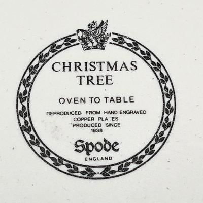 SPODE ~ Christmas Tree ~ 3 Pc Place Setting For 4 ~ Plus Extras