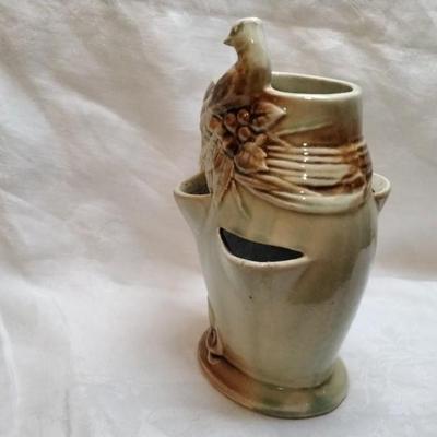 Rare Vintage McCoy Bird of Paradise Strawberry  Planter