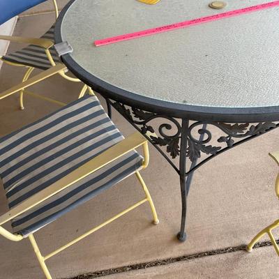 Vintage Patio Table Set