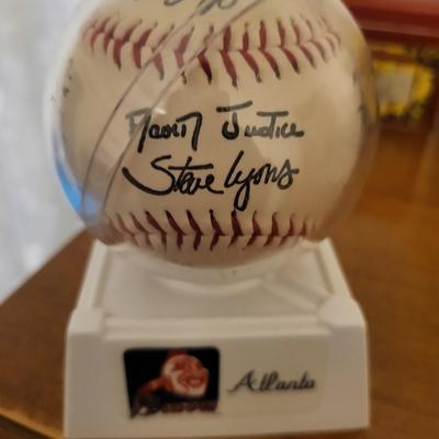 Atlanta Braves Signed Baseball