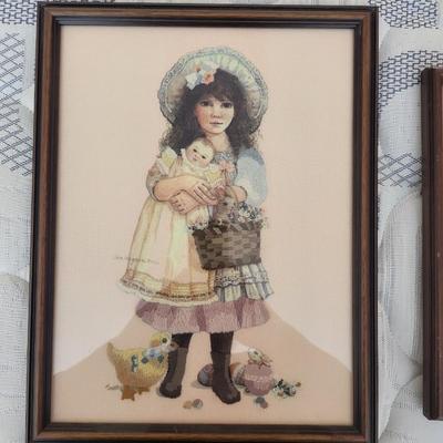 2 Frames of Needlepoint