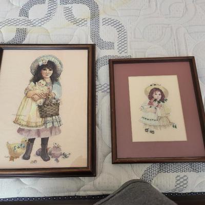 2 Frames of Needlepoint