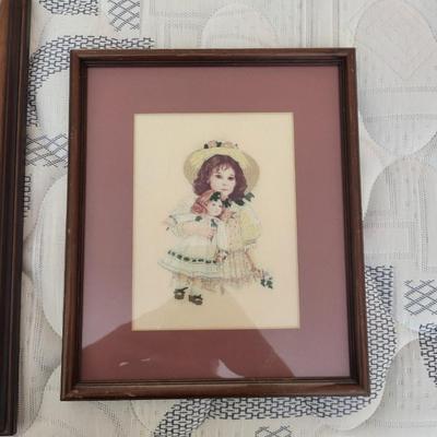 2 Frames of Needlepoint