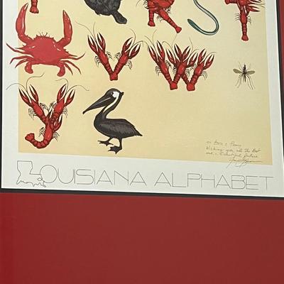 FRANK ALESSANDRINI ~ Louisiana Alphabet ~ Framed Print