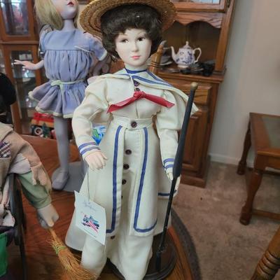 8 Large Collectable Dolls