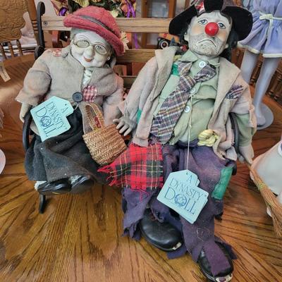 8 Large Collectable Dolls