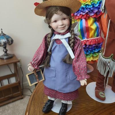 8 Large Collectable Dolls