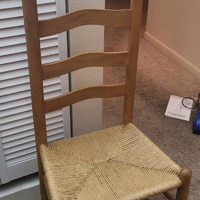 Oak Chair with Split Oak Seat