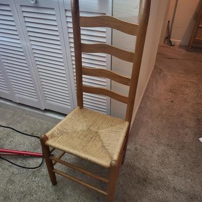 Oak Chair with Split Oak Seat