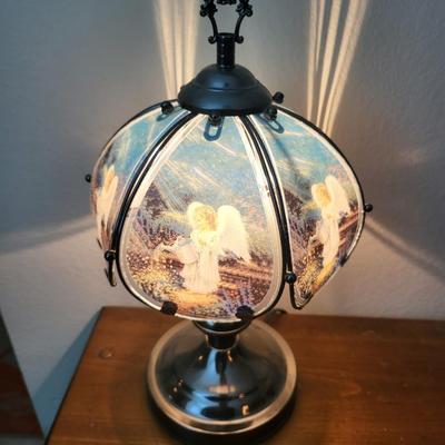 Magazine Rack with Touch Lamp and Shredder