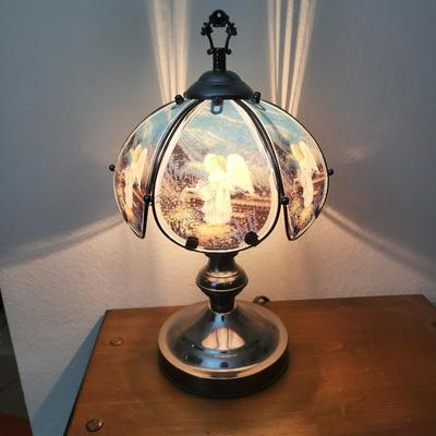 Magazine Rack with Touch Lamp and Shredder