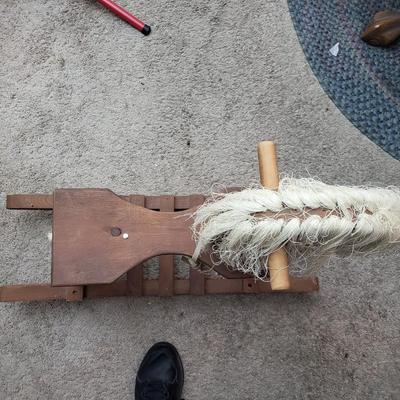 Flat Seat Oak Rocking Horse