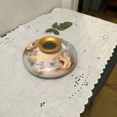 Limoges Porcelain Bowl Flower Vase  Perfect for Mom's Day 