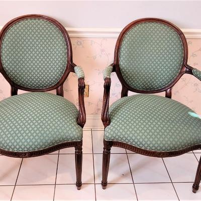 Lot #69  Pair of Handsome Armchairs - Hickory Chair Company