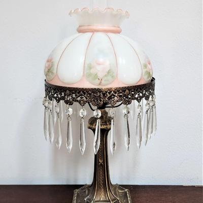 Lot #72  Vintage Lamp in the Antique Style - 26 Prism
