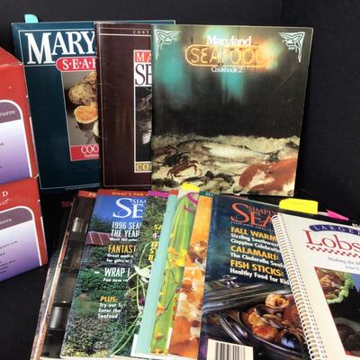 602 Seafood Cookbook Lot & Butter Warmers