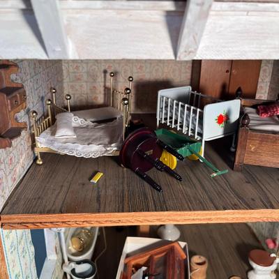 4 Story Victorian Doll House Furnished