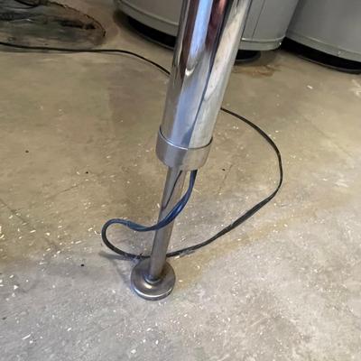 70s Sunshine Yellow 3 light Pole Lamp