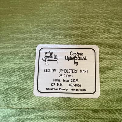 Vintage green swivel arm chairs- set of 2