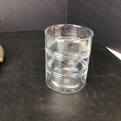 615 Bar Glass Lot with Tray