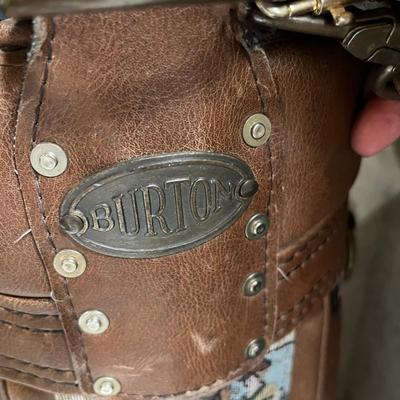 Burton Golf Bag W/ some clubs