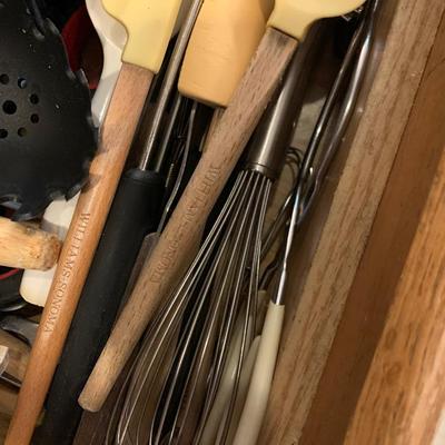 Flatware & Large Kitchen Utensils Lot