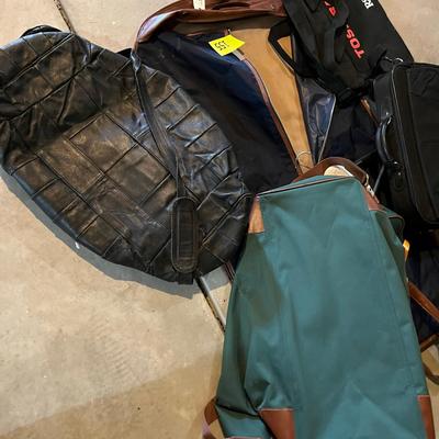 Lot of tote bags/ suit cases