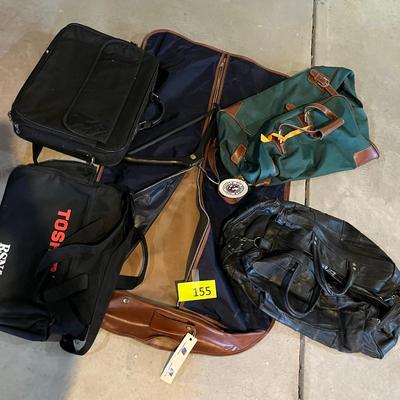 Lot of tote bags/ suit cases