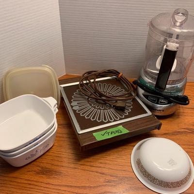 Vintage Kitchen Lot Corning Ware MCM Hot PlateCuisenart