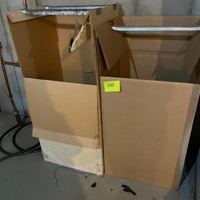 Lot of 2 Clothes packing boxes