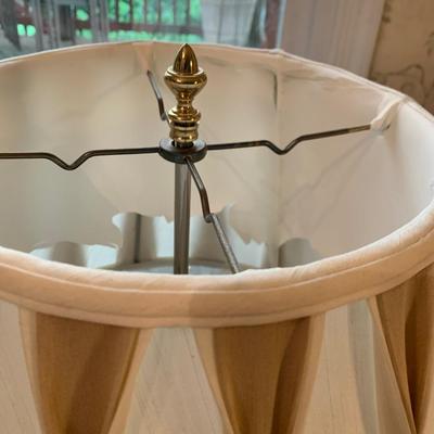 Large Table Lamp w/ Pleated Shade